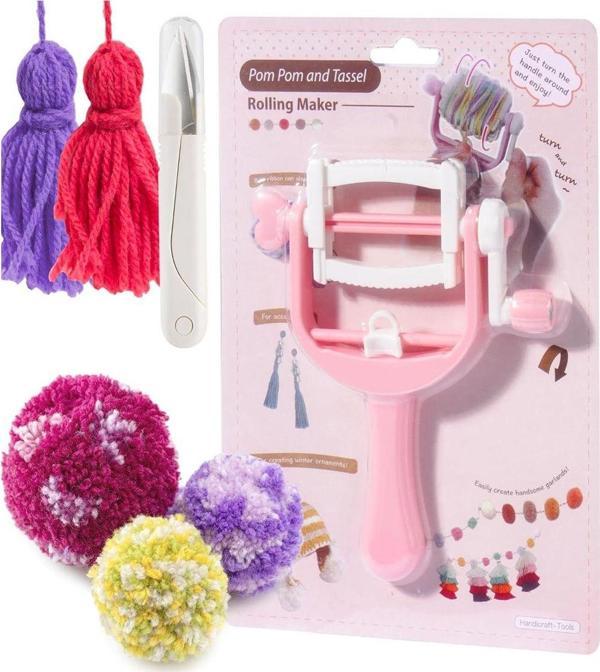 Hodbehod Pom Pom Yapma Püskül Yapma Aleti Aparatı - Image 1