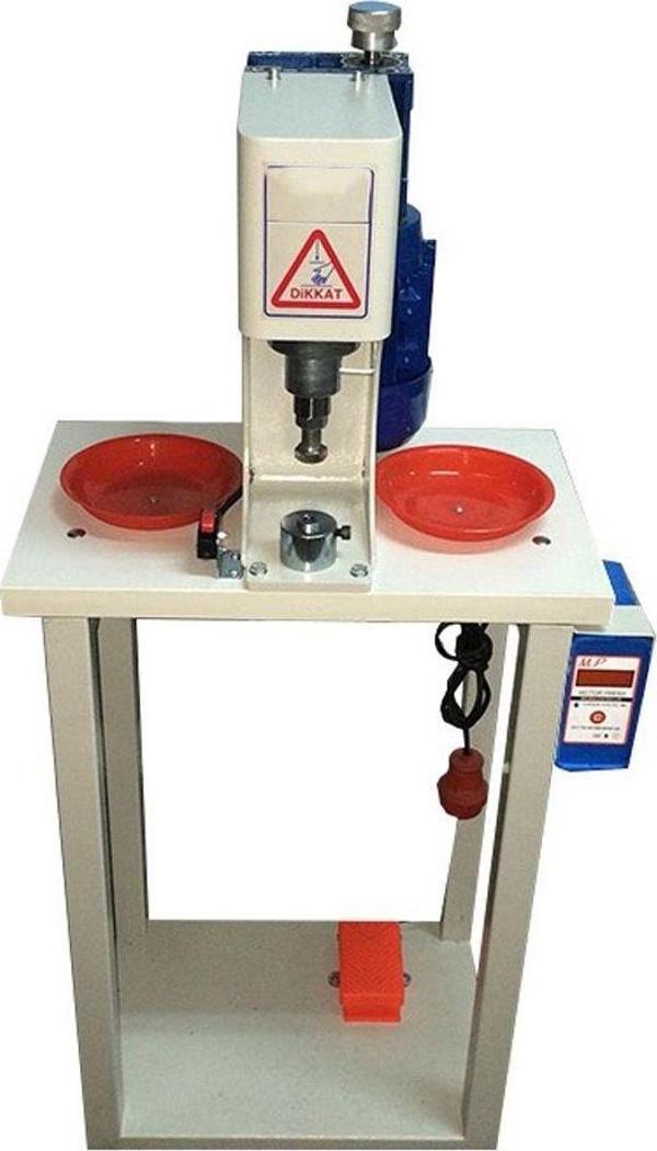 Hodbehod Sessiz Motorlu Çıt Çıt Kuş Gözü Rivet Çakım Pres Makinesı - Image 1