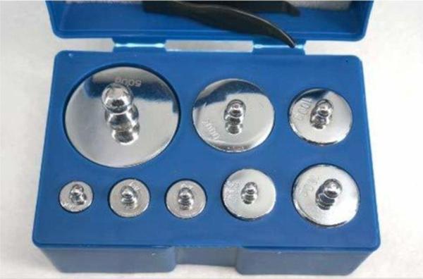 Hodbehod Terazi 8 Parça Tartı Kalibrasyon Ağırlık Kilo Seti 10G 20G 50G 100G 200G 500G - Image 1