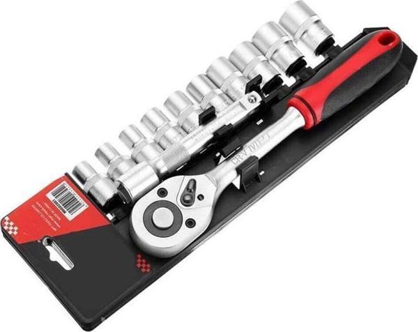 İşkur Makina 12 Parça Cırcırlı Lokma Takımı 1/2Lokma Seti - Image 1