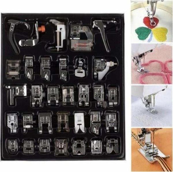 İşkur Makina Ev Tipi Aile Dikiş Makinası 32 Parça Ayak Seti - Image 1
