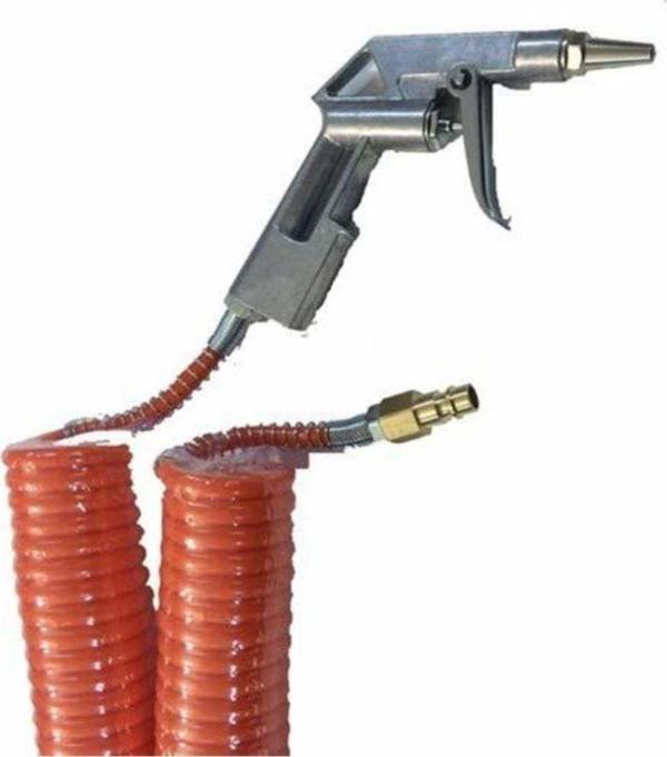 İşkur Makina Hava Kompresörü Hortumu Ve Tabancası 15 Metre - Image 1