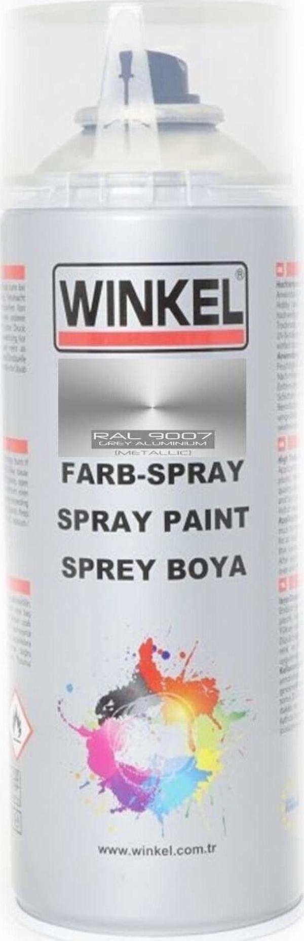 Winkel Akrilik Ral 9007 Alüminyum Gri Sprey Boya 400 Ml - Image 1