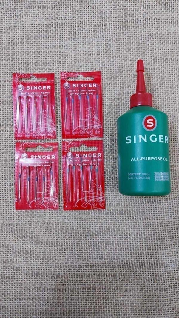 Singer 9,11,14,16 Numara Dikiş Iğnesi Ve Makine Yağı - Image 1