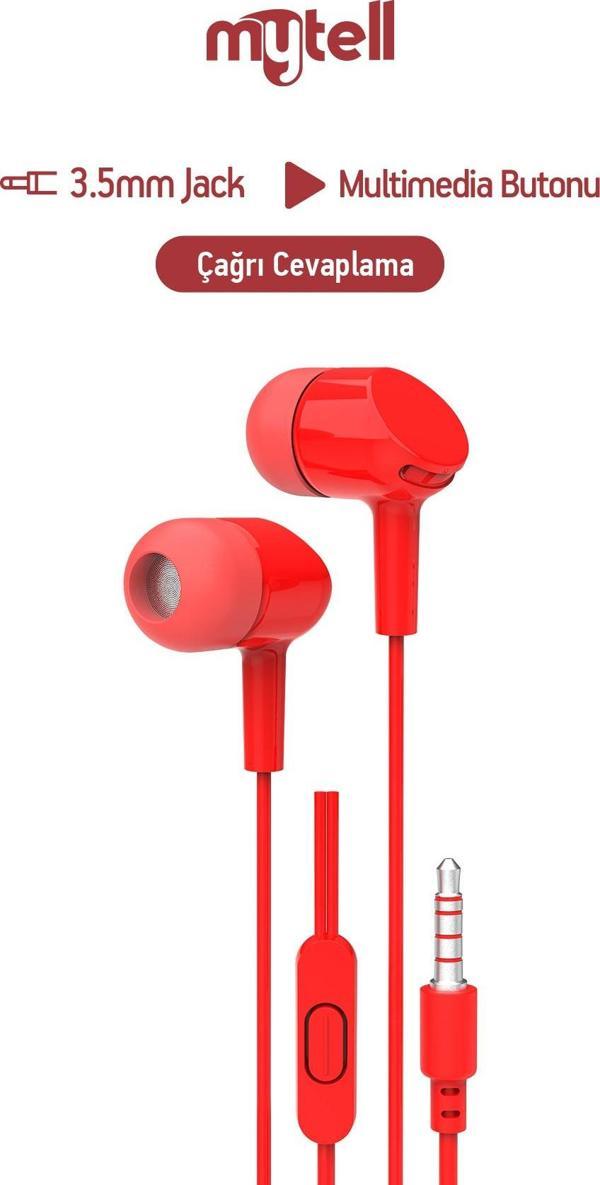 Mytell Mikrofonlu Kulaklık 3,5 mm Silikonlu Acordion X70 Universal - Image 1