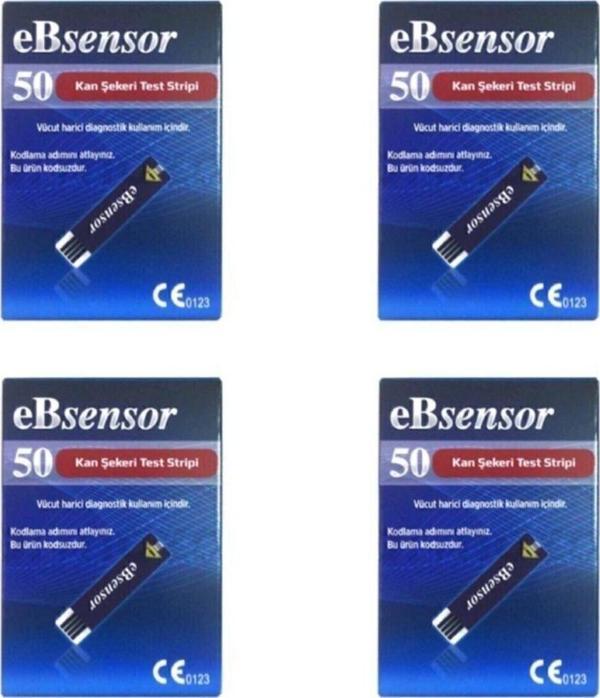 Ebsensor Şeker Ölçüm Strip 50'Li 4 Adet - Image 1