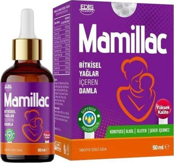 EDİS PHARMA Mamillac Bitkisel Damla 50Ml - Image 1
