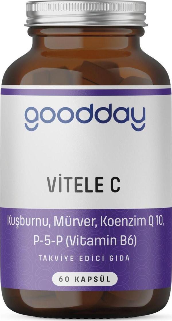 goodday Vitele C 60 Kapsül Bitkisel Besin Desteği - Image 1