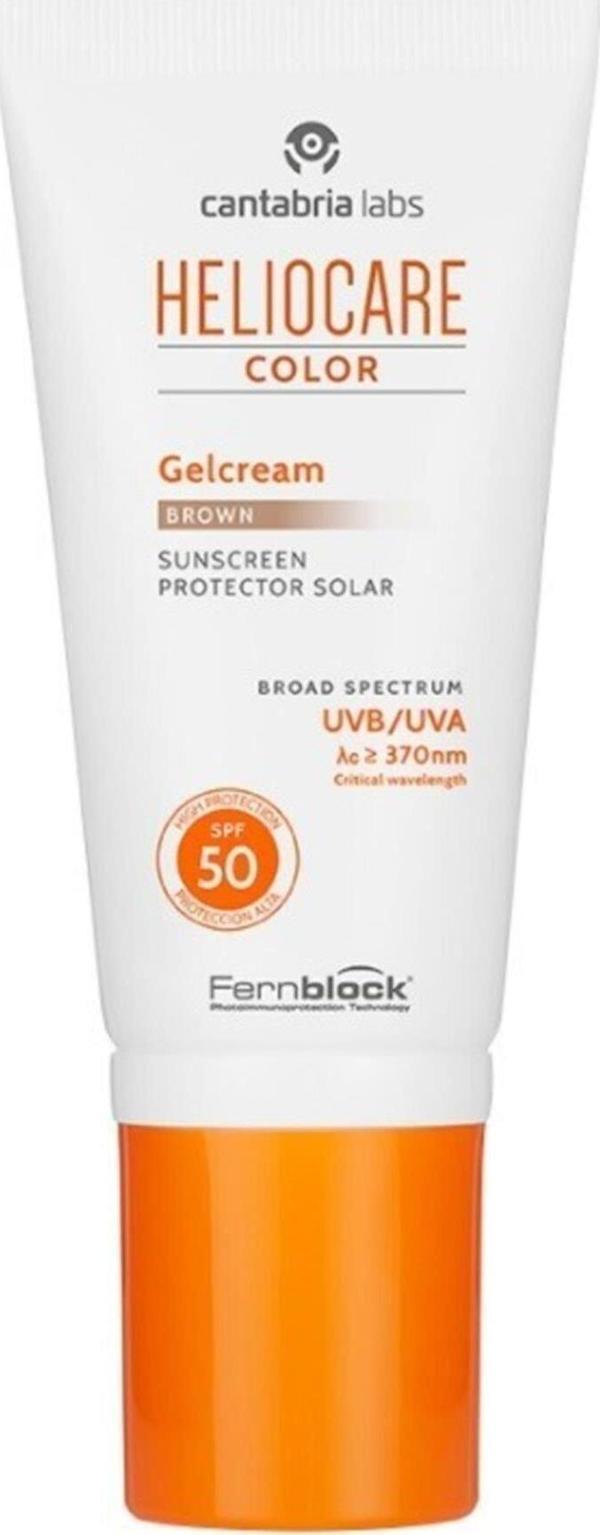 Heliocare Color Gelcream Brown Spf 50 Renkli Güneş Kremi 50 Ml - Image 1