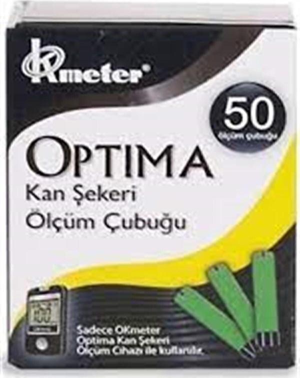 Optima Kan Şekeri Ölçüm Çubuğu 50 Adet - Image 1