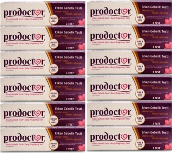 Prodoctor Erken Gebelik Testi 12 Adet - Image 1