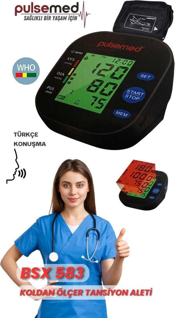 Pulsemed Dijital Türkçe Konuşan Koldan Tansiyon Ölçüm Cihazı - Image 1