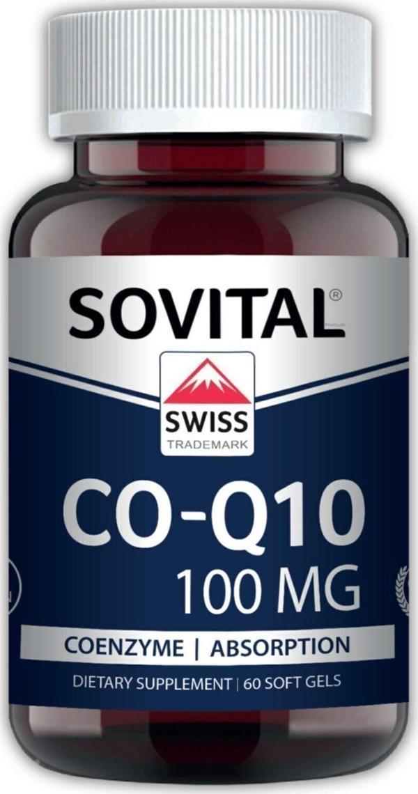 SOVITAL Premium Co-Q10 Coenzym 100 Mg 60 Yumuşak Kapsül - Image 1