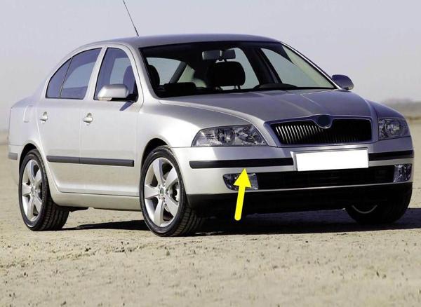 Skoda Octavia A5 2005-2008 Sağ Ön Tampon Kuşağı Bandı Çıtası 1Z0807718 - Image 1