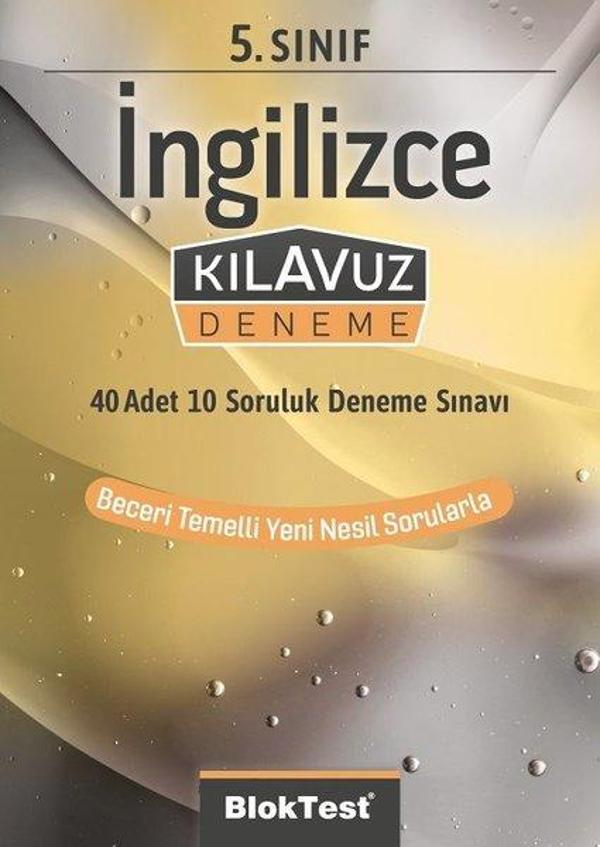 5.Sınıf  İngilizce Kılavuz Deneme - Bloktest Yayınları - Image 1