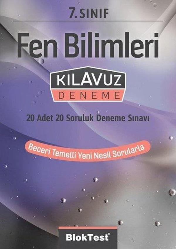 7.Sınıf  Fen Bilimleri Kılavuz Deneme - Bloktest Yayınları - Image 1