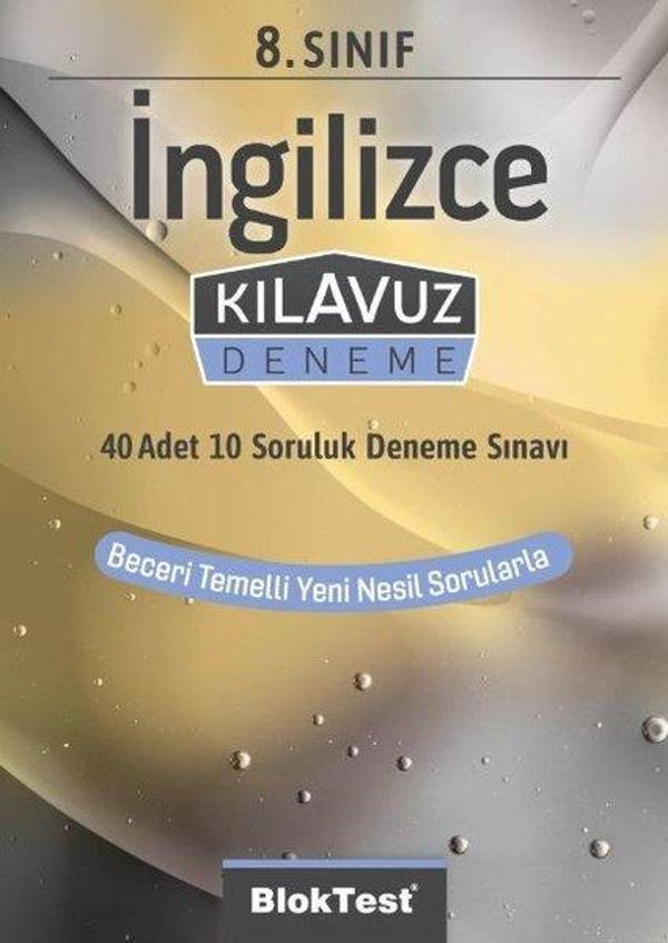 8.Sınıf  İngilizce Kılavuz Deneme - Bloktest Yayınları - Image 1