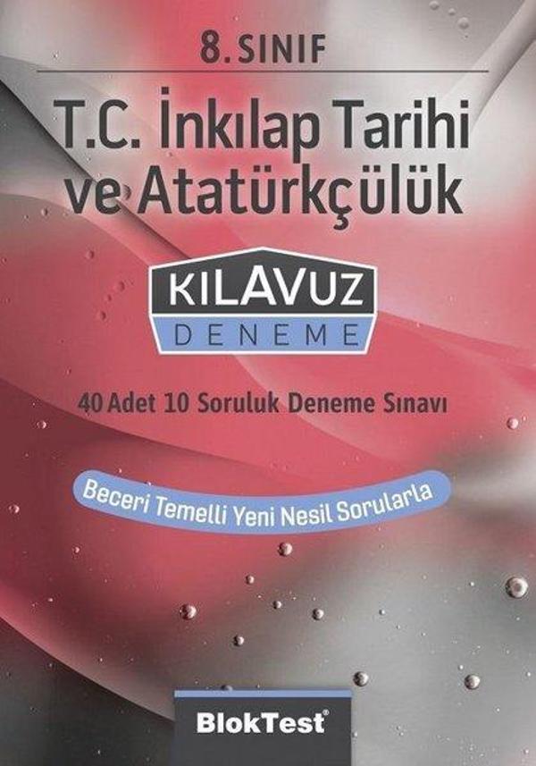 8.Sınıf  Tc.İnkılap Tarihi Kılavuz Deneme - Bloktest Yayınları - Image 1