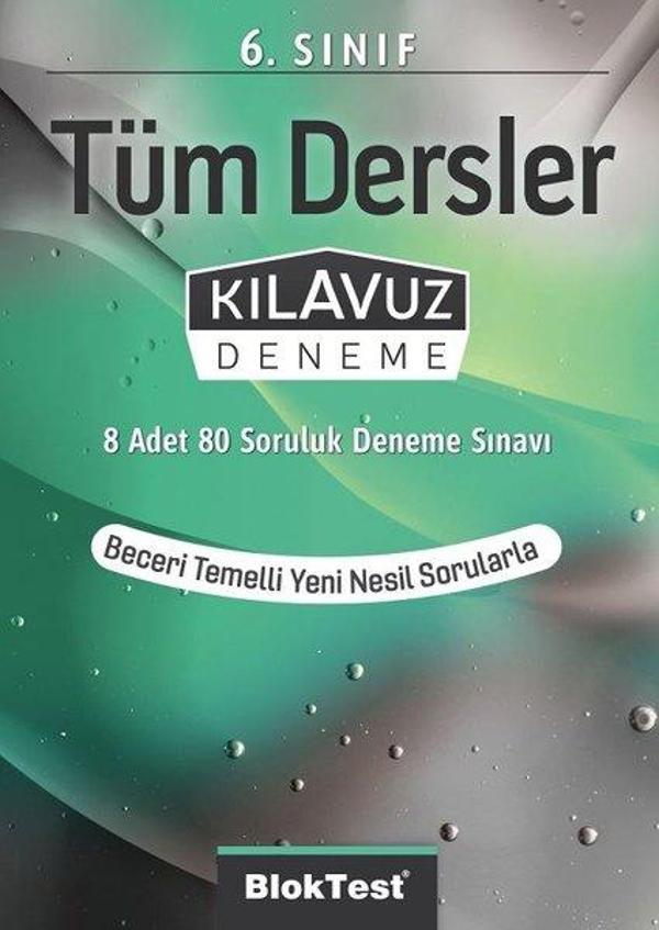 6.Sınıf  Tüm Dersler Kılavuz Deneme - Bloktest Yayınları - Image 1