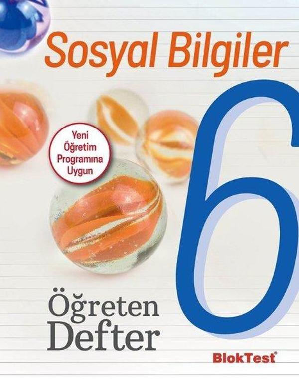 6.Sınıf  Sosyal Bilimler Öğreten Defter - Bloktest Yayınları - Image 1