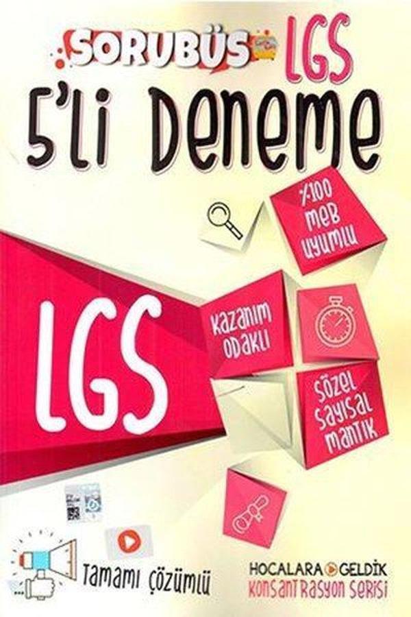 LGS Sorubüs 5'Li Paket Deneme - 3D Yayınları - Image 1