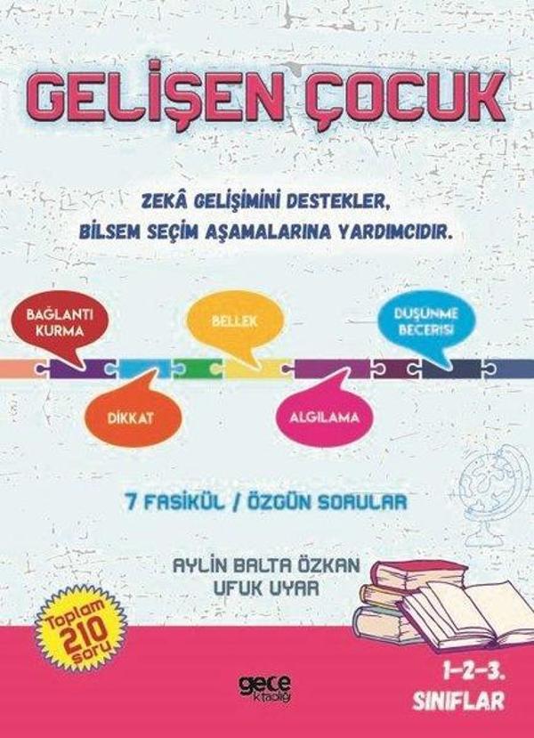 Gelişen Çocuk - 7 Fasikül Özgün Sorular - 1.2.3 Sınıflar - Gece Kitaplığı - Image 1