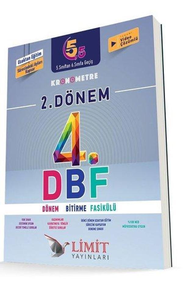 Kronometre 55 4+1 2.Dönem Bitirme Fasikülleri - Limit Yayınları - Image 1