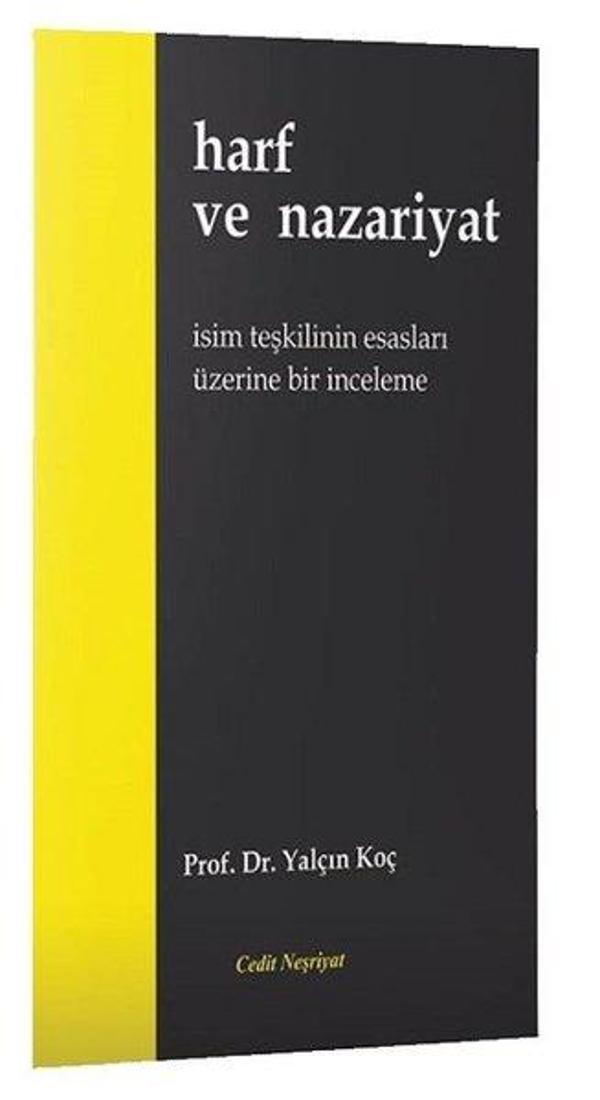 Harf ve Nazariyat - İsim Teşkilinin Esasları Üzerine Bir İnceleme - Cedit Neşriyat - Image 1