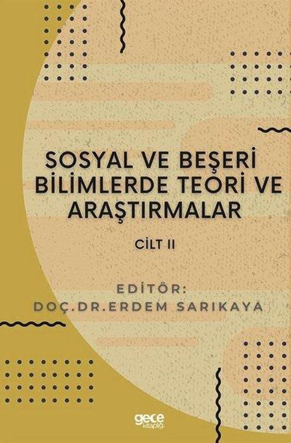 Sosyal ve Beşeri Bilimlerde Teori ve Araştırmalar - Cilt 2 - Gece Kitaplığı - Image 1