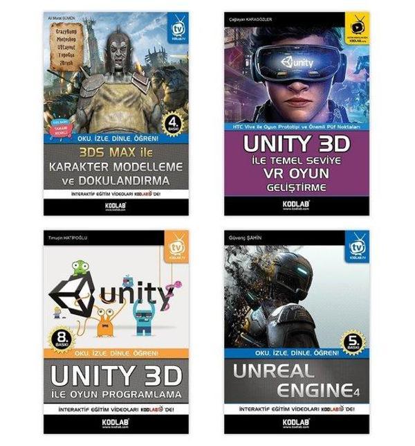 Oyun Programlama Seti 6 - 4 Kitap Takım - Kodlab - Image 1