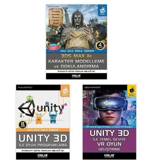 Oyun Programlama Seti 7 - 3 Kitap Takım - Kodlab - Image 1