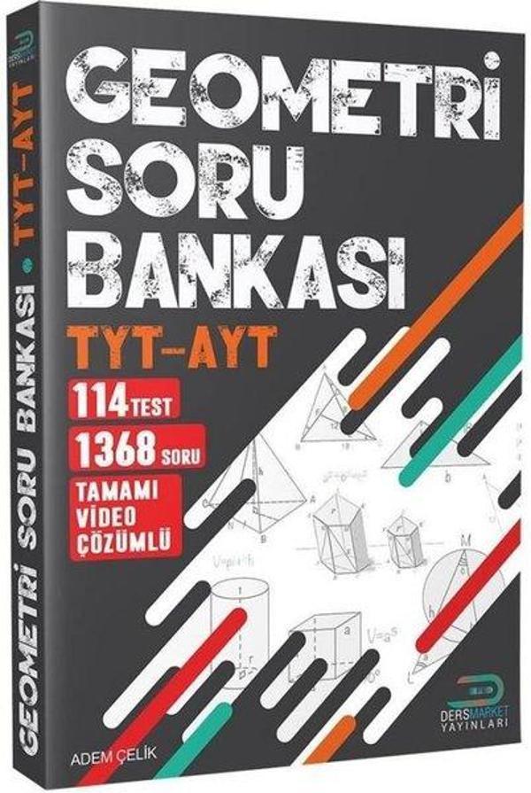 Geometri Soru Bankası TYT - AYT - Tamamı Video Çözümlü - Ders Market Yayınları - Image 1