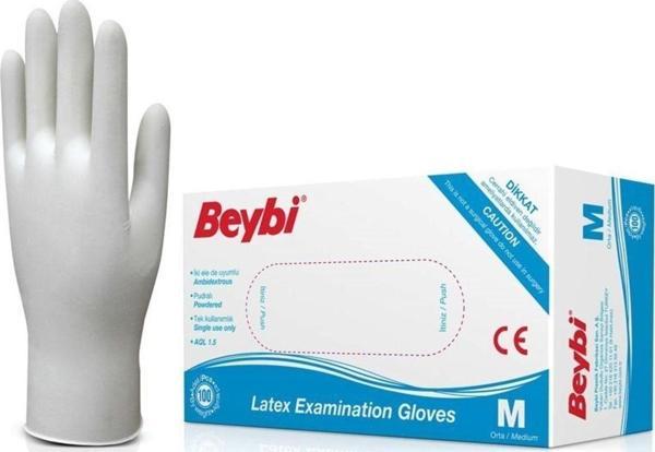 BEYBİ ELDİVEN PUDRALI MEDİUM 100 LÜ - Image 1