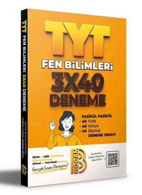 2021 TYT Fen Bilimleri 3x40 Fasikül Denemeler - Benim Hocam Yayınları - Image 1