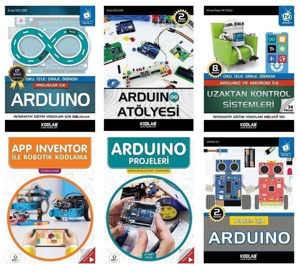 Arduino Programlama Eğitim Seti - 6 Kitap Takım - Kodlab - Image 1