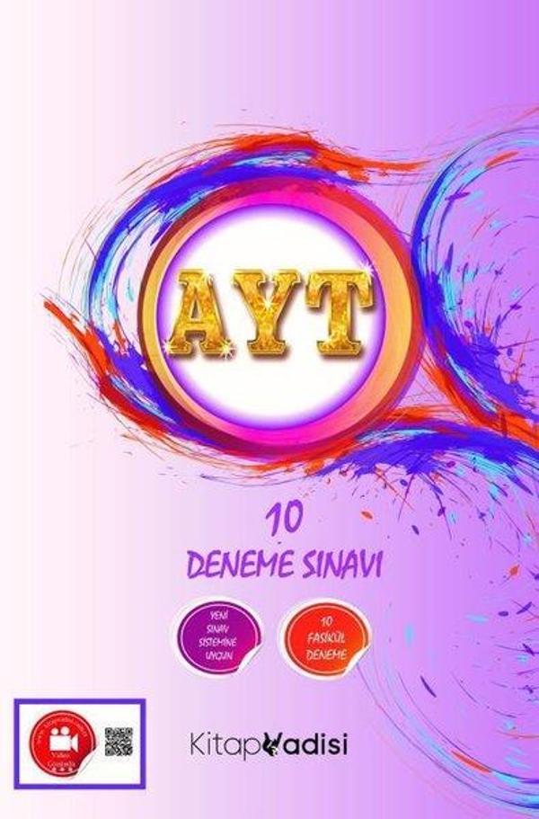 AYT 10 Deneme Sınavı - Video Çözümlü - Kitap Vadisi Yayınları - Image 1