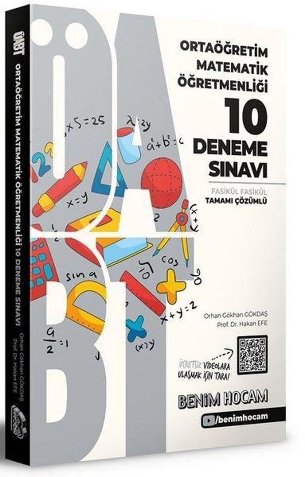 2021 ÖABT Ortaöğretim Matematik Öğretmenliği Tamamı Çözümlü 10 Fasikül Deneme Sınavı - Benim Hocam Yayınları - Image 1