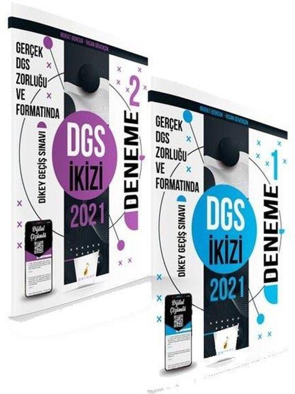 DGS İkizi 2 Özgün Deneme Sınavı Dijital Çözümlü - Pelikan Yayınları - Image 1