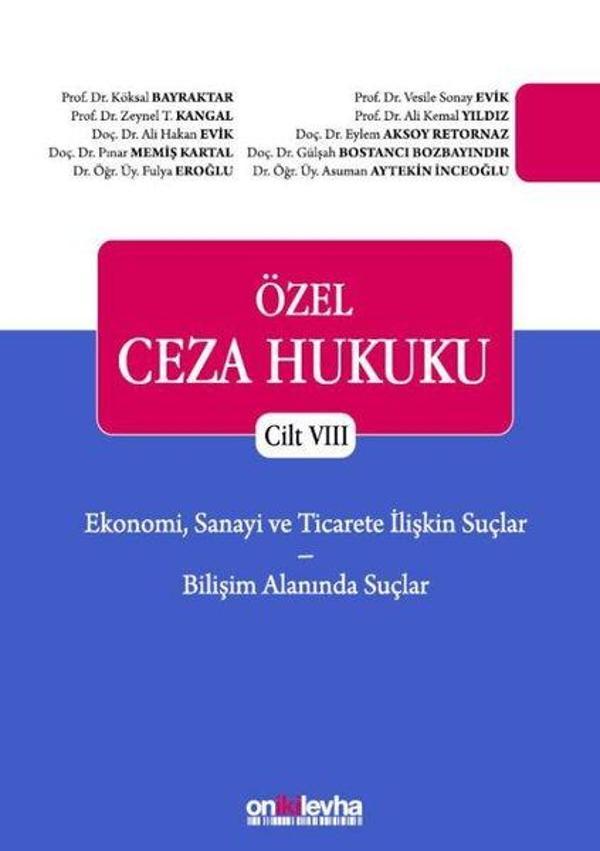 Özel Ceza Hukuku Cilt - 8 - On İki Levha Yayıncılık - Image 1