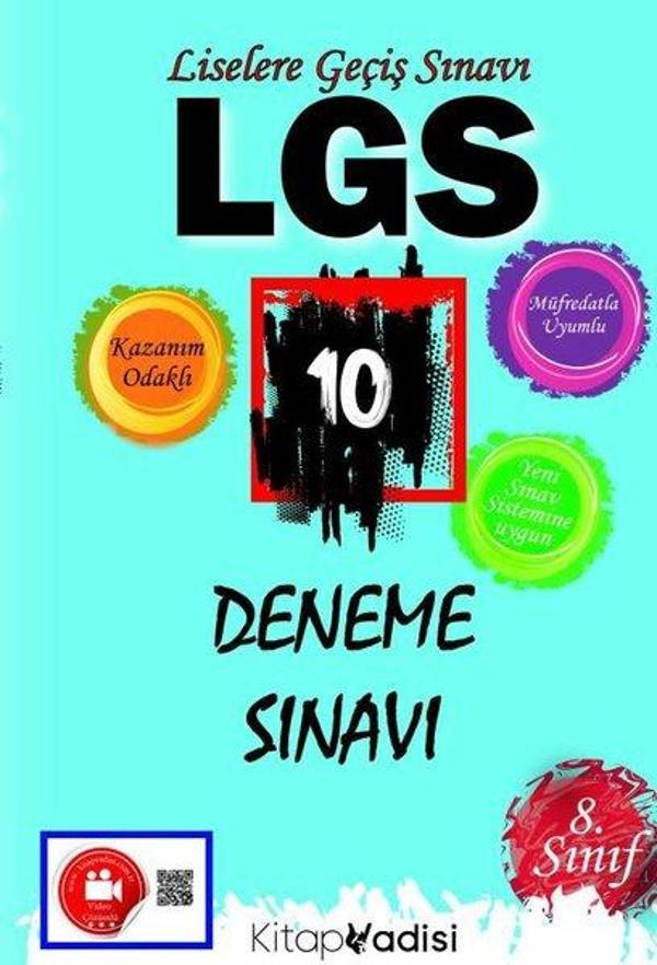 LGS 10 Deneme Sınavı - Kitap Vadisi Yayınları - Image 1