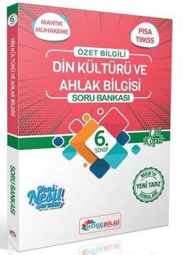 6. Sınıf Din Kültürü ve Ahlak Bilgisi Özet Bilgili Soru Bankası  - Köşebilgi Yayınları - Image 1