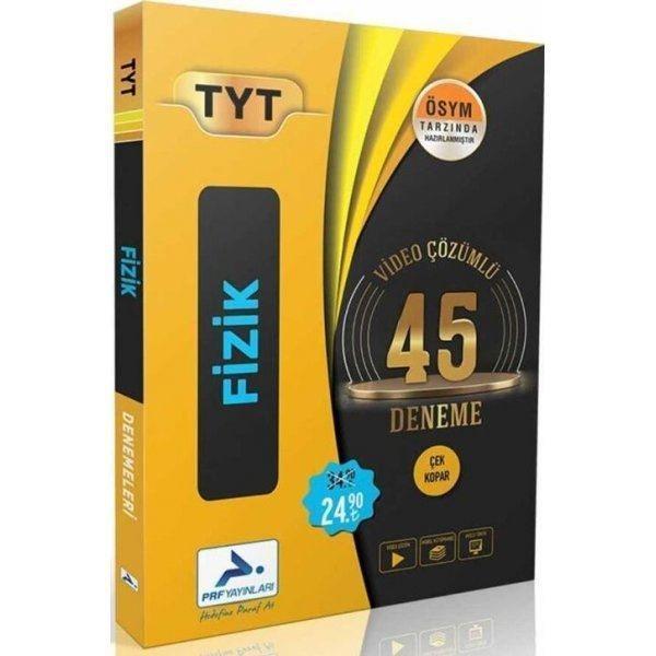 TYT Fizik Video Çözümlü 45 Deneme - PRF Paraf Yayınları - Image 1