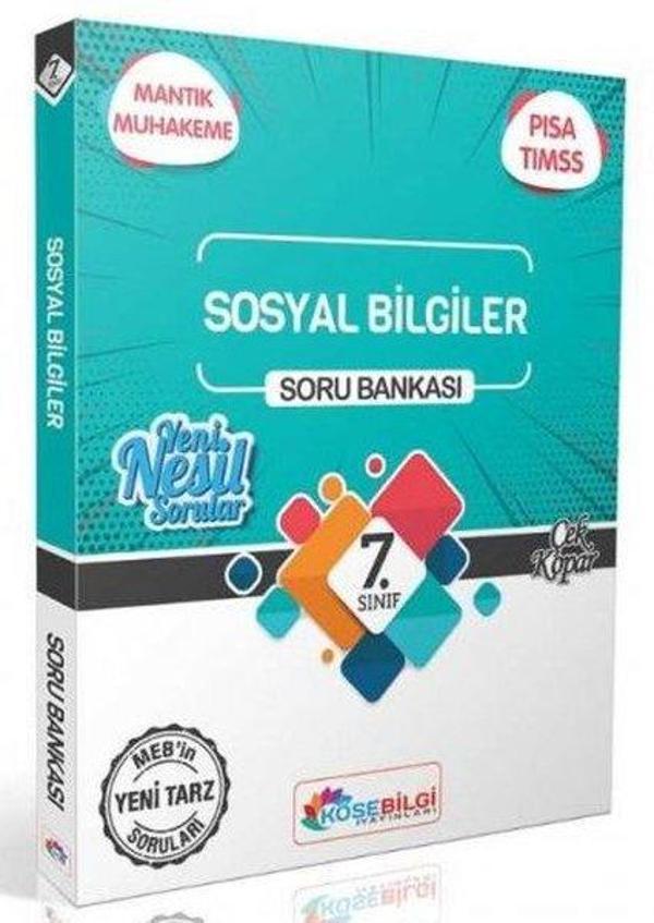 7. Sınıf Sosyal Bilgiler Özet Bilgili Soru Bankası  - Köşebilgi Yayınları - Image 1