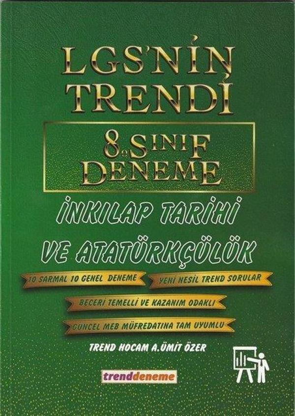 8. Sınıf LGS İnkılap Tarihi ve Atatürkçülük LGSnin Trendi 10 Deneme - Trend Akademi - Image 1