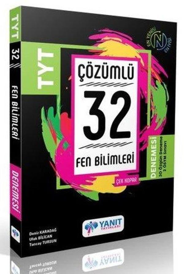 TYT Fen Bilimleri Çözümlü 32 Deneme - Yanıt Yayınları - Image 1