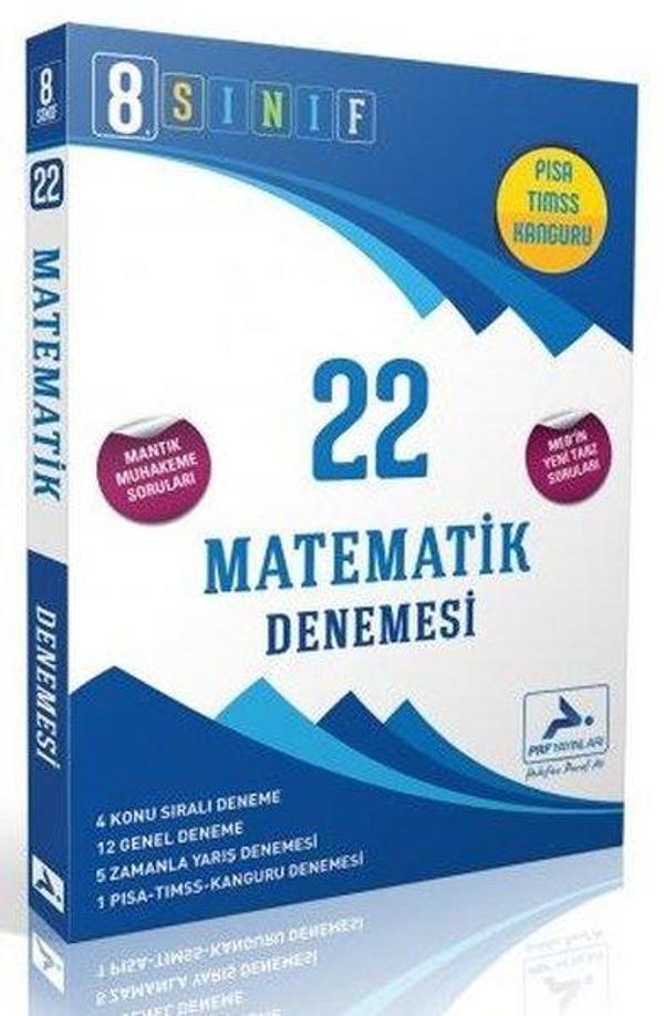 8. Sınıf Matematik 22 Deneme - PRF Paraf Yayınları - Image 1