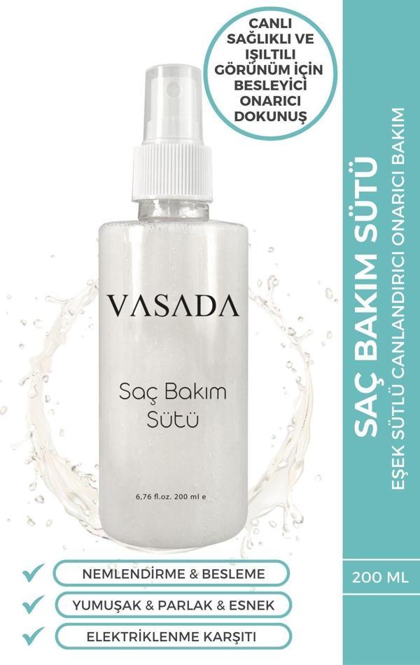 Saç Bakım Sütü Keratin Kolajen Biotin ve Eşek Sütü Katkılı 200 ml - Image 1