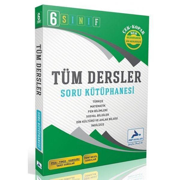 6. Sınıf Tüm Dersler Soru Kütüphanesi - PRF Paraf Yayınları - Image 1