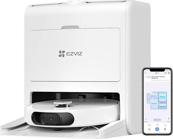 EZVIZ RS2 Çöp İstasyonlu Su Tanklı Akıllı Robot Süpürge - Image 1