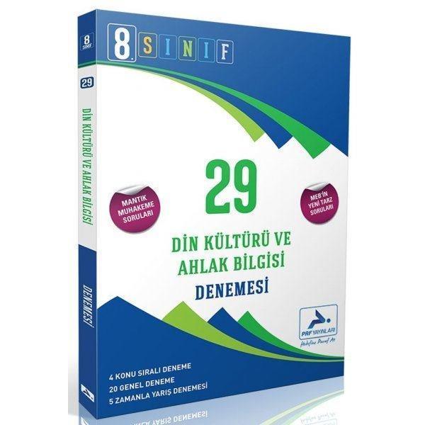 8. Sınıf Din Kültürü ve Ahlak Bilgisi 29 Deneme - PRF Paraf Yayınları - Image 1